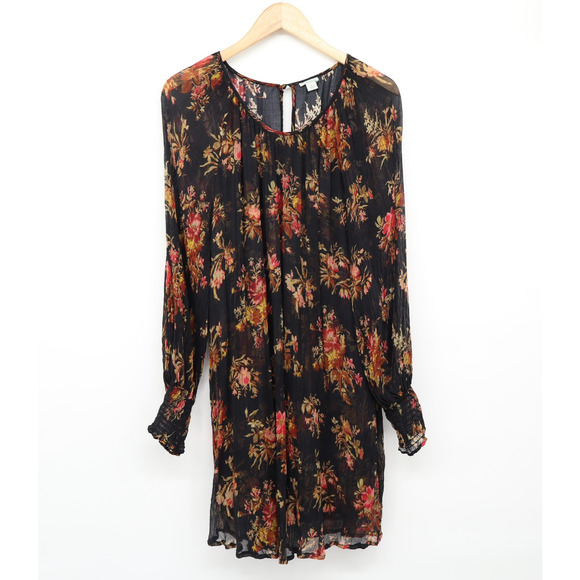 Sundance Dresses & Skirts - Sundance Women's Halima Floral Cupro Silk Midi Dress Sz L